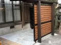 凸凹のあった地面にコンクリートを打ち平らにしたリフォーム工事