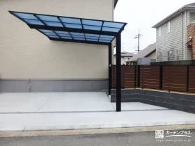 「LIXIL ネスカF」と土間コンクリートで快適に使える駐車スペース[施工後]