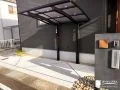 砂利敷きだった道路沿いの通路を有効活用した外構リフォーム工事