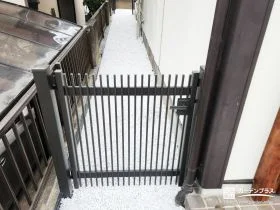 防犯性にも配慮した門扉[施工後]