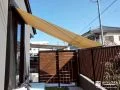 日除けの役割を果たすオーニング