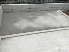 お庭の一画を土間コンクリートで整備[施工後]