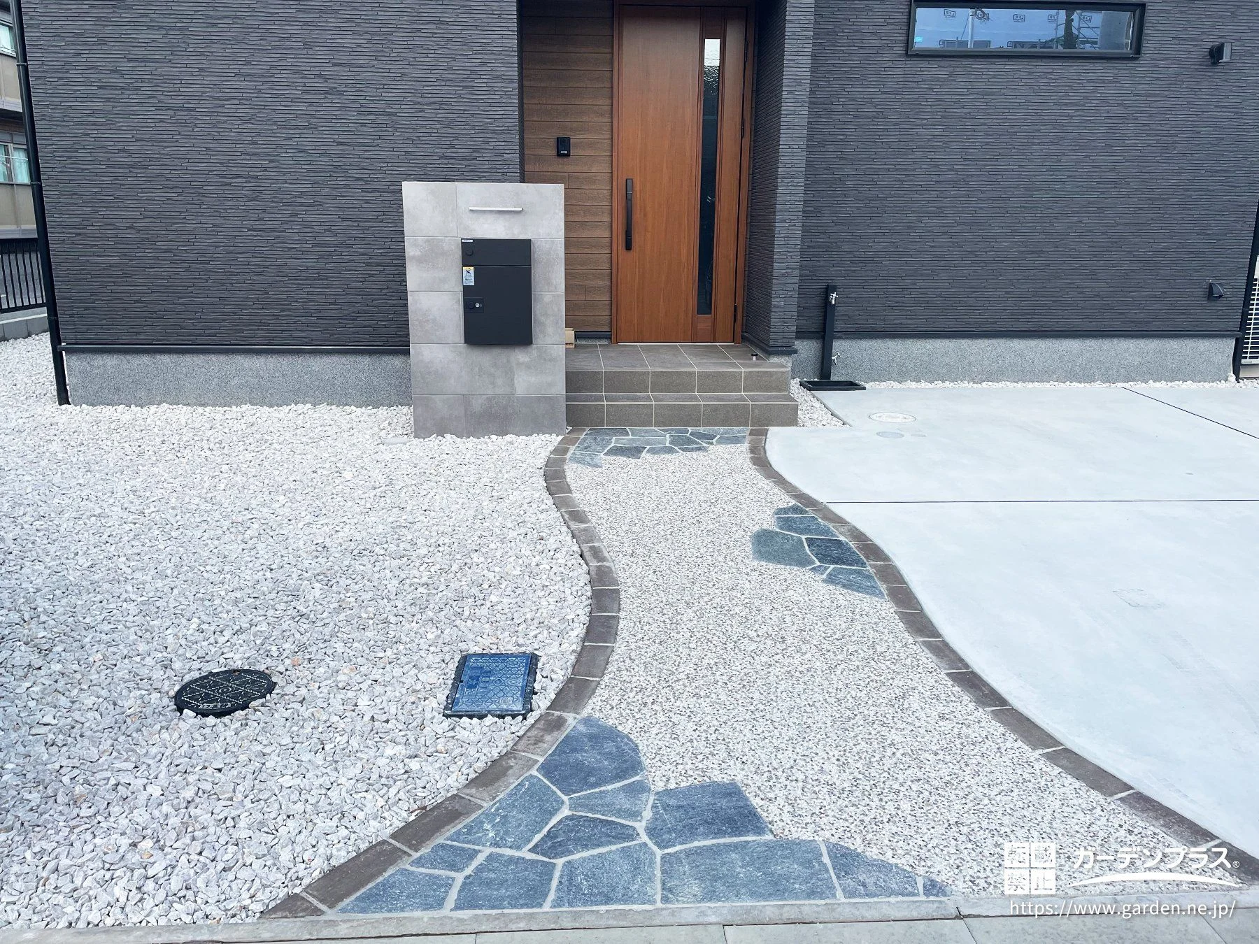 インターロッキング・乱形石の外構施工例一覧 |画像表示| 外構工事の
