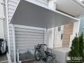 自転車を雨から守り出入りをスムーズにした駐輪スペース工事