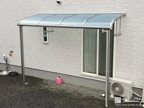 雨の日も家事ができるテラスつきのお庭[施工後]