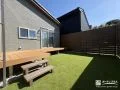 木調ウッドデッキでリビングから広がるくつろぎ空間