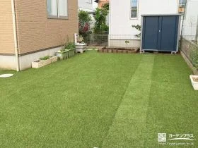 人工芝敷きのお庭[施工後]