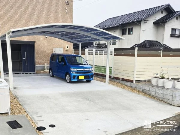 木調フェンスで叶える愛犬と心地よく暮らす新築外構