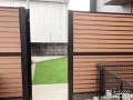ナチュラルモダンな目隠しフェンス