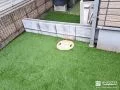 見切りとしてコンクリートブロックを施工