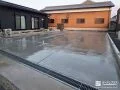 広々とした敷地を活用した駐車スペースの土間コンクリート工事