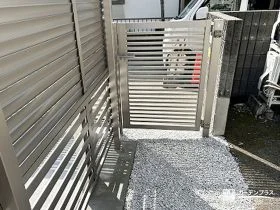 道路との行き来を楽にする門扉[施工後]