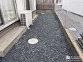 お庭への雑草対策でお手入れの負担を軽減した砂利敷き工事