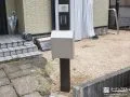 玄関前の機能性と駐車スペースの使いやすさを向上させた工事