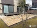 乱形石でお庭を華やかに彩った乱形石張りのテラス舗装工事