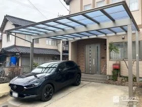 土間コンクリート打設による駐車スペースの拡張リフォーム工事