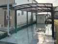 土間コンクリートの打設で使い勝手を高めた駐車スペース工事