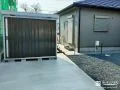 すっきりデザインの物置