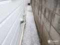 雑草対策でお手入れを軽減した犬走り