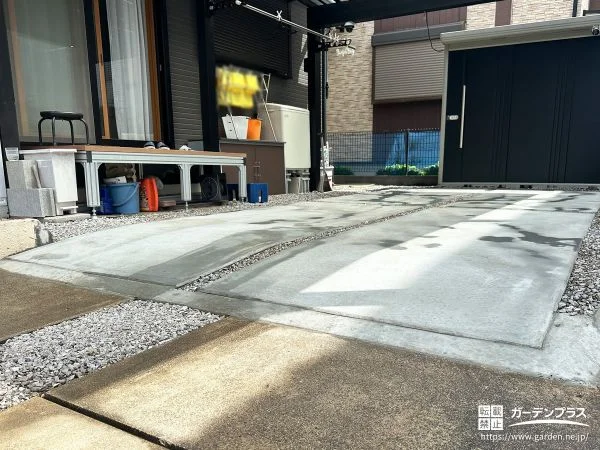 No.29553 使いやすさと排水性の両方に配慮した駐車スペース舗装工事[施工後]