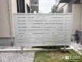 外からの視線を程よくカットしお庭を快適にするフェンス設置工事