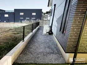 家のまわりをいつもすっきり保つ犬走り[施工後]