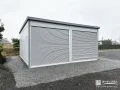 広い敷地をもっと使いやすく。愛車と趣味を楽しむ大型ガレージ設置工事