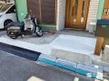 アプローチと敷地境界を整備して使いやすくリフォームした工事