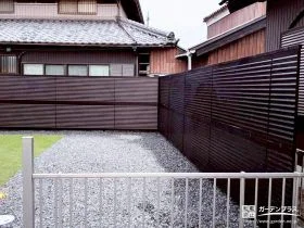 お庭のプライバシーをしっかり守る目隠しフェンスの設置工事