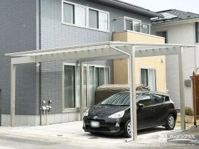 2台分の駐車スペースを快適な空間にするカーポート設置工事