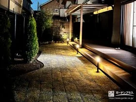 夜の不安をやさしく解消する足元のライティング[施工後]