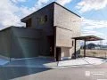 建物と外構が一体となった上質な佇まいの新築外構