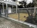 カジュアルな印象の境界フェンス