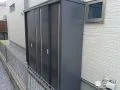 落ち着いたカラーの物置