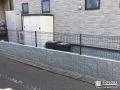 メッシュフェンスで境界を明確化