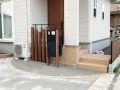 角柱の目隠し効果が安心な門まわり