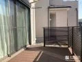 ウッドデッキの目隠し性を高めた横スリット状フェンス設置工事