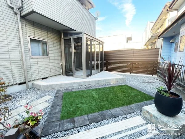 No.29734 眺めたくなる庭へ。素材と植栽で魅せるガーデンリフォーム工事[施工後]