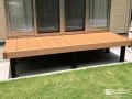リビングとお庭をつなぐナチュラルなウッドデッキの設置工事
