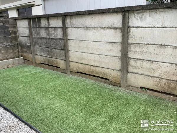 お手入れの手間を減らし緑の景観を楽しめる人工芝敷設工事