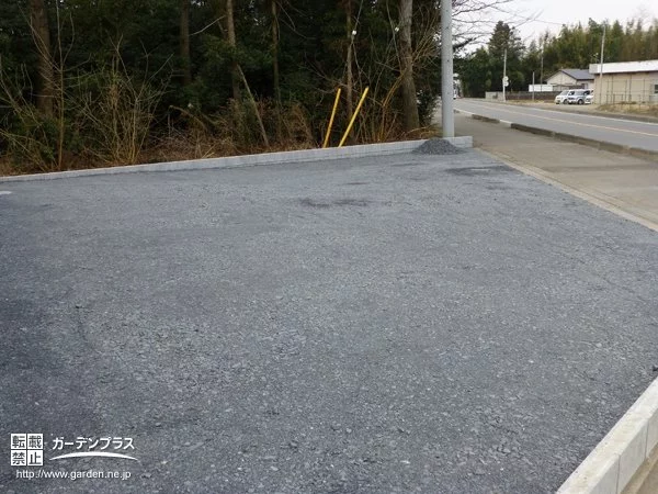 砕石敷き・防草シートの外構施工例一覧 |画像表示| 外構工事の