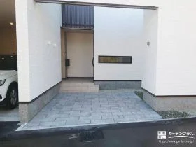 暮らしやすさを大切にした、シンプルモダンな新築外構