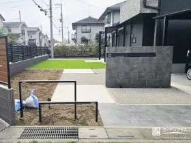 「見せる」と「隠す」を両立した主役となる門まわり[施工後]