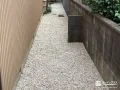 白川砂利で雑草対策