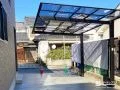 シンプルなカーポートと物置を設置した使い勝手の良い外構工事