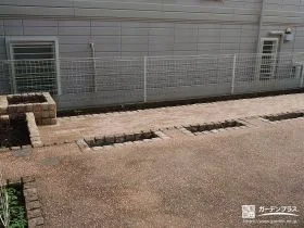 ピンコロ石の植栽スペース[施工後]