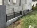 開放感を保ちつつ境界を明確化するメッシュフェンス