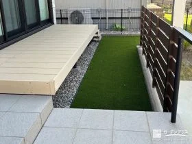 お庭に寛ぎのウッドデッキを設置[施工後]