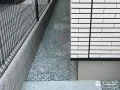 雑草対策を施した犬走り