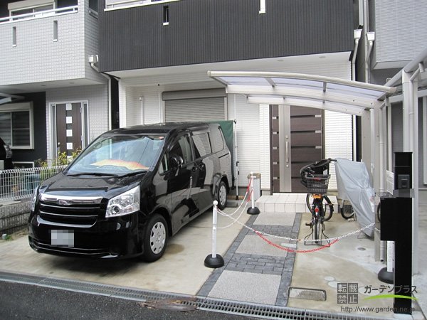 カーポート 駐輪場の外構施工例一覧 外構工事のガーデンプラス